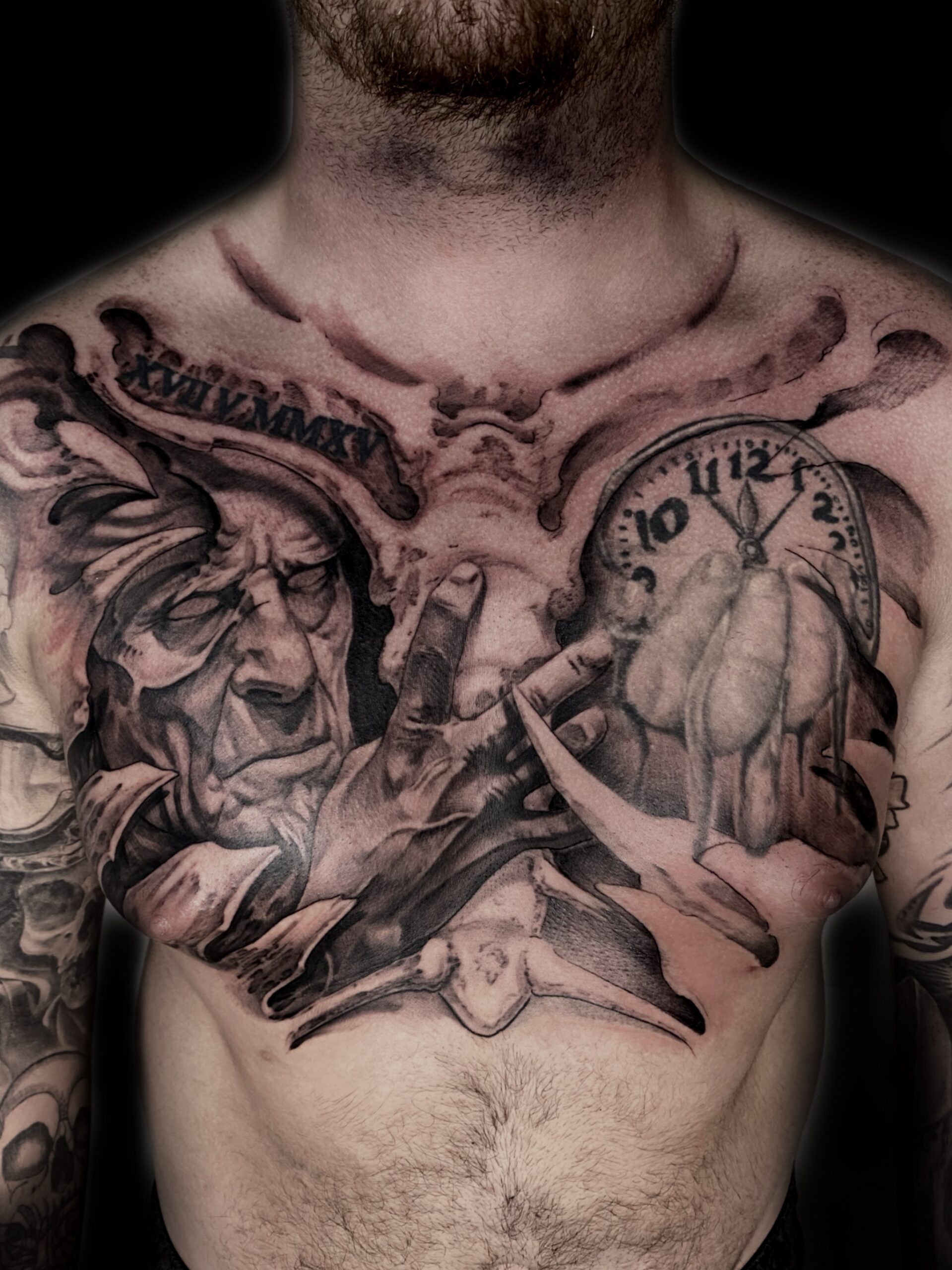Chest Tattoo 1